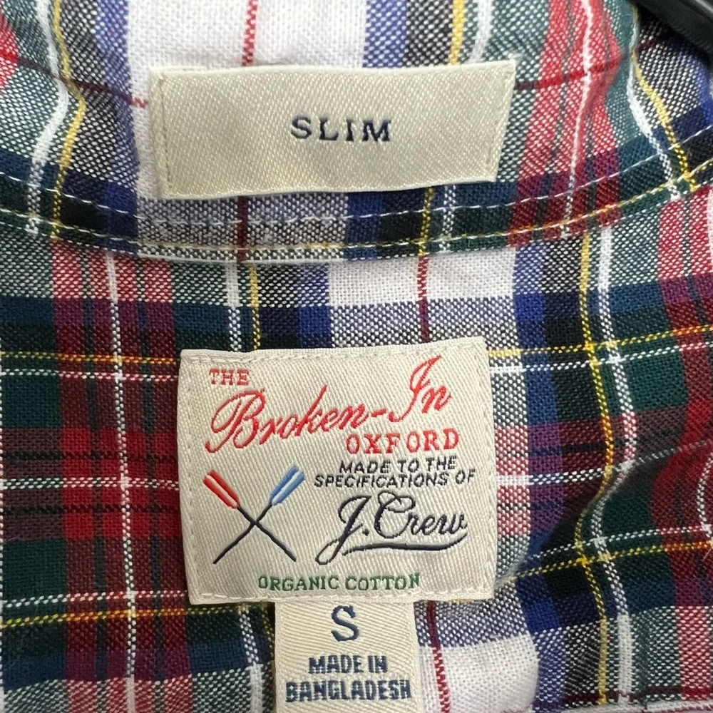 J. Crew Multicolor Plaid Button Down Shirt